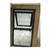 Automatic aluminium weather resistance wooden color remote control awning window design caribbean