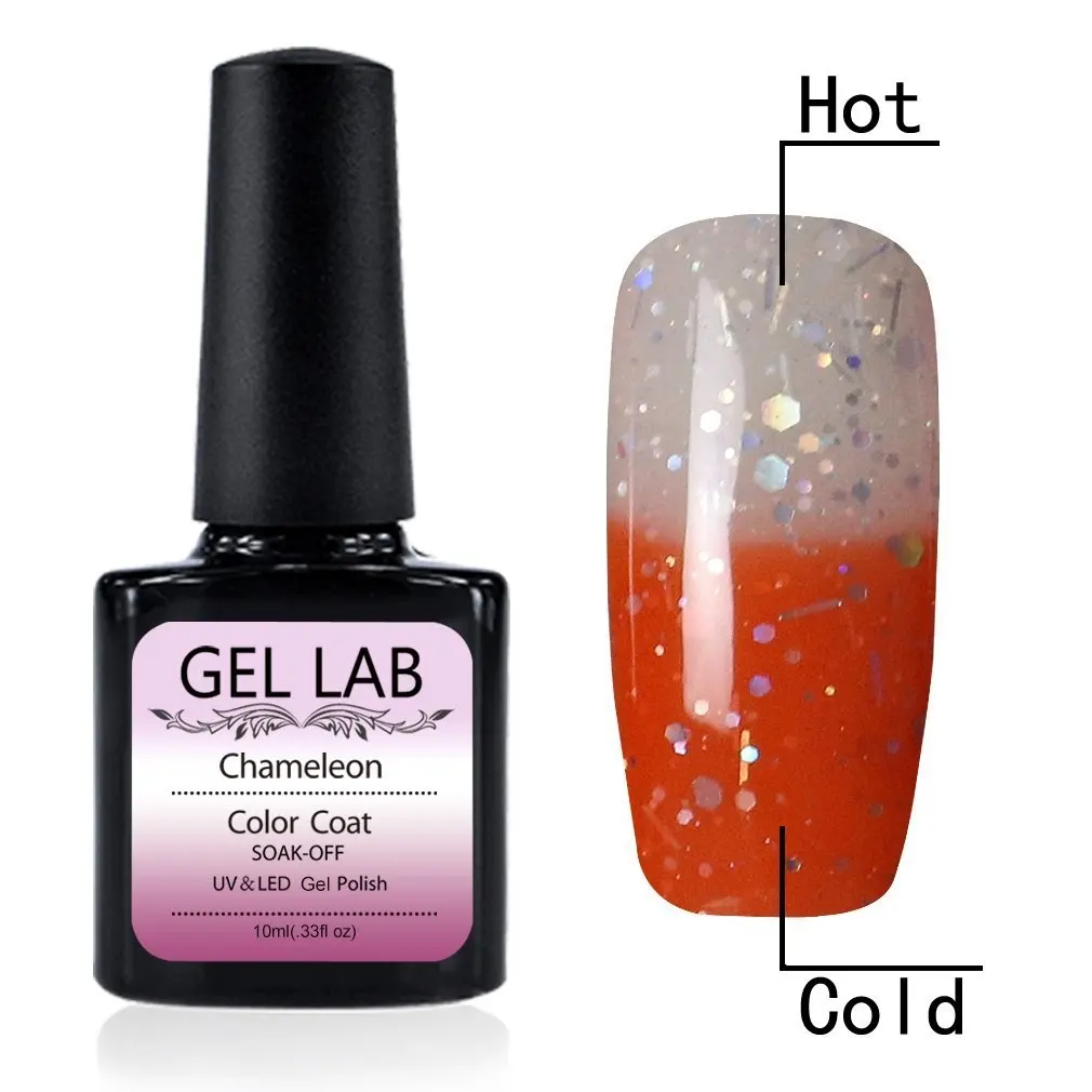 GEL LAB Temperature Changing Chameleon Color Changing Soak Off Gel Nail Polish UV Lamp TC5002