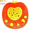 The cute quran learning toys for muslim kids with projection effet, Popular apple shape plastic educational learning item