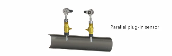 wall-mounted fixed ultrasonic flow meter water