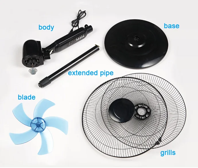 1 Free Spare Parts 1 Year Warranty Air Cooling Indoor 16 Inch Electric