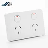 AU standard SAA new type 10A Double powerpoints slimline wall switch and socket