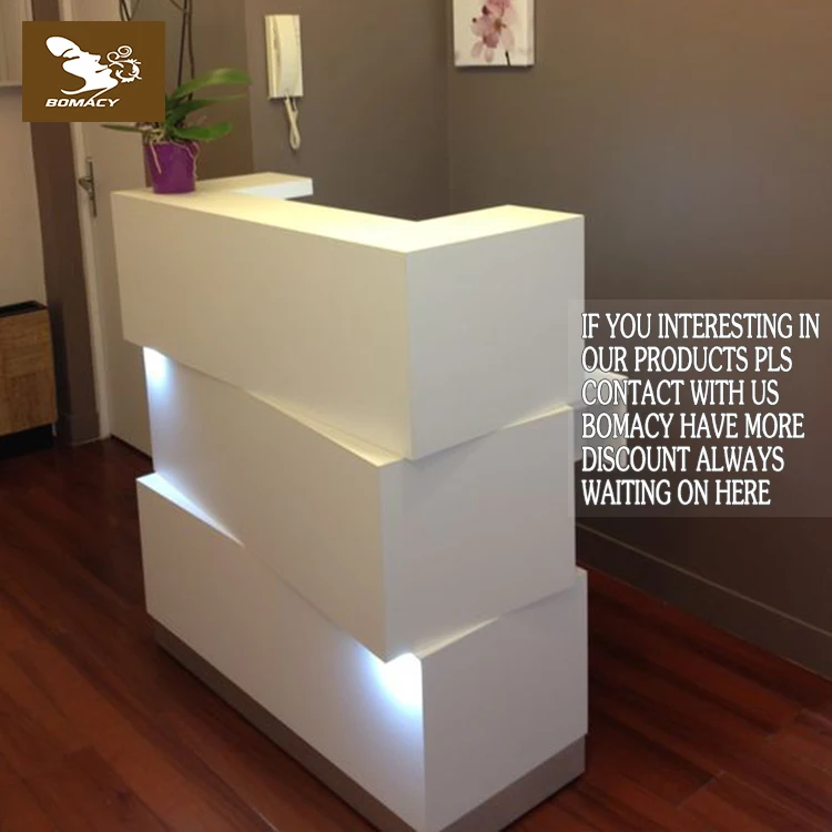 Hot Sale Modern Salon White Reception Desk Buy Reception