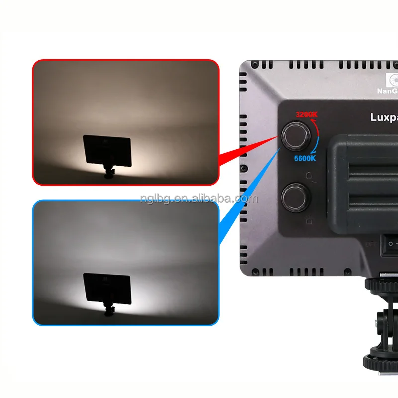 Nanguang,11W,CN-LUXPAD22 Bi-color portable and papery on camera Pad LED video LIGHT Ra 95