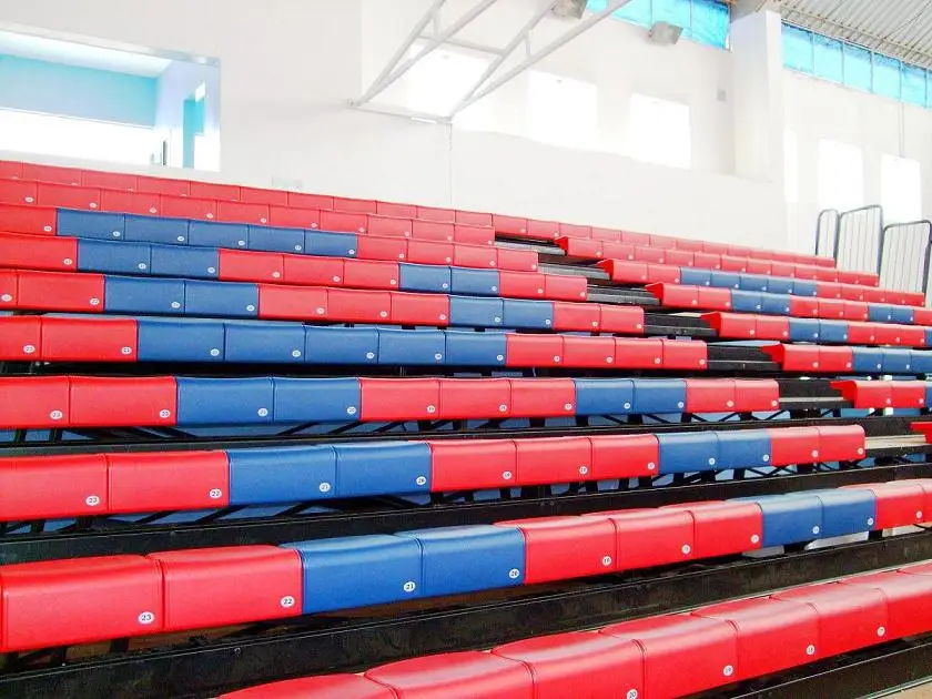Juyi Telescopic Stadium Bleachers Retractable Gym Bleachers Used
