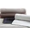 Hotel Cotton Foot Shape Anti Slip Door Yoga Towel Floor Bath Mat