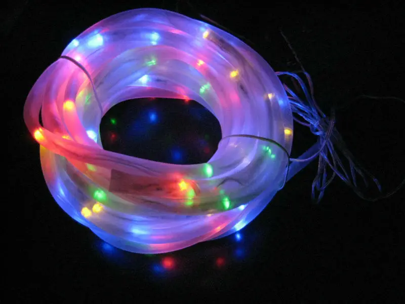 2014 new design 50 LED rope light,solar outdoor rope lights.