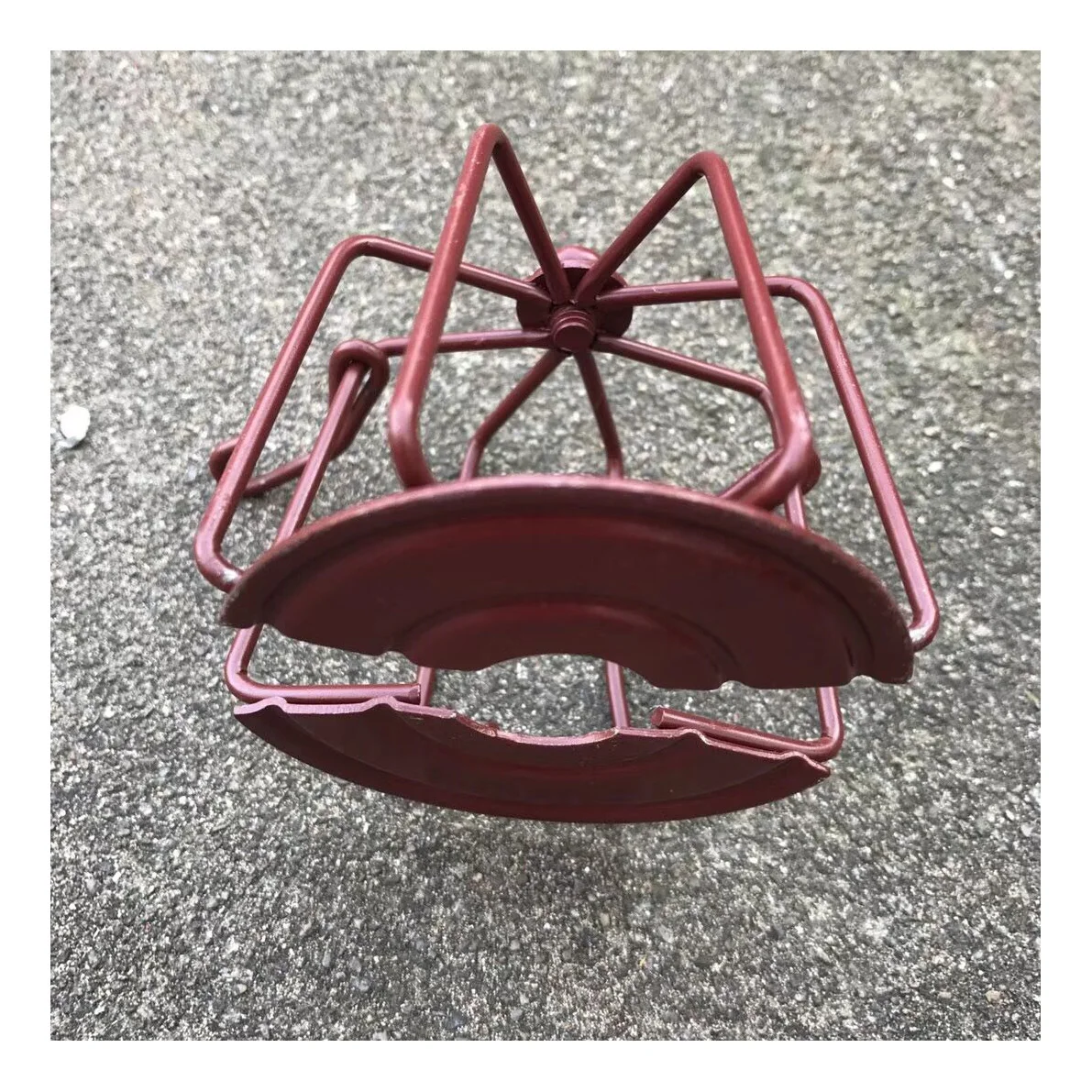 White Fire Sprinkler Head Guard For Protecting Recessed Fire Sprinkler