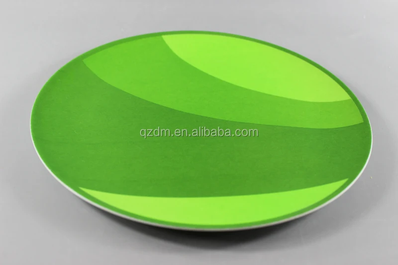 Green Color Melamine Dish