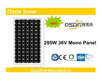 Solar Panel For Power Plant - Buy 295w 36v Solar Panel For Power Plant 