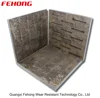 High impact wear resistant chromium carbide overlay plate