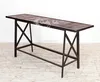 Wod & Metallic Table Desk