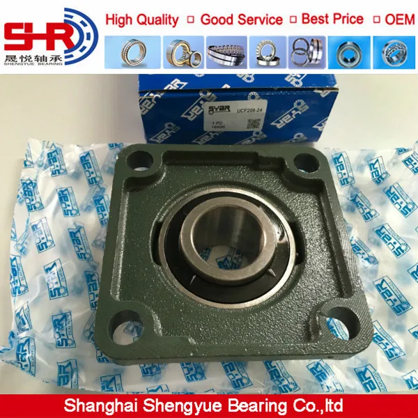 Quality square flanged 1-1//2/" UCF208-24 UCF208 Pillow block bearing ucf