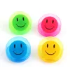 Custom round shape spring clip smile face pattern colorful memo clips