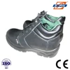 lacing up construction safety equipment workmans protective safety boots