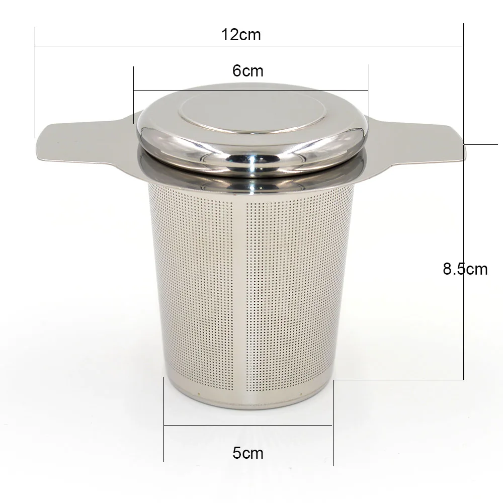 Ultra Fine Tea Infuser Stainless Steel Tea Strainer Basket Steeper With ...