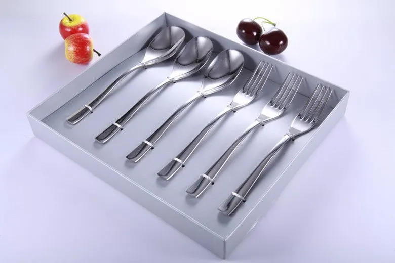 Handmade Stainless Steel 18/0 Flatware Set With Hole In Handle,New