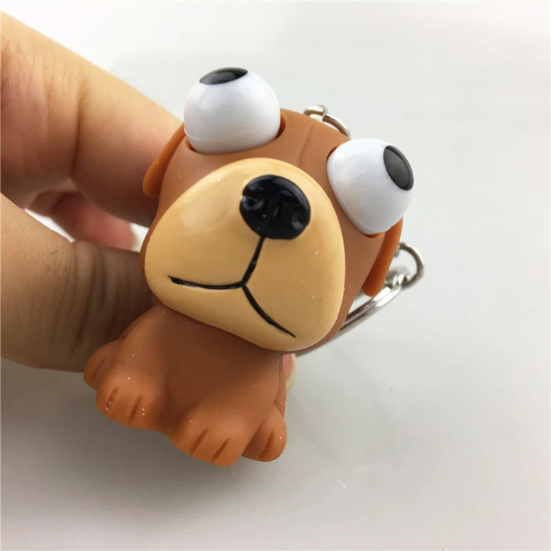 3d eyes popper sausage vinyl keychains custom squeeze hot dog