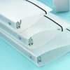 Chinese office school stationery PVC dull polish transparent plastic binder ring 6 ring a6 ring binder