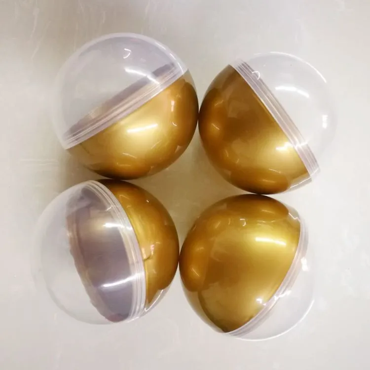 50mm 60mm 70mm White Hollow Plastic Ball Openable Capsule Balls For Lottery Draw Buy High