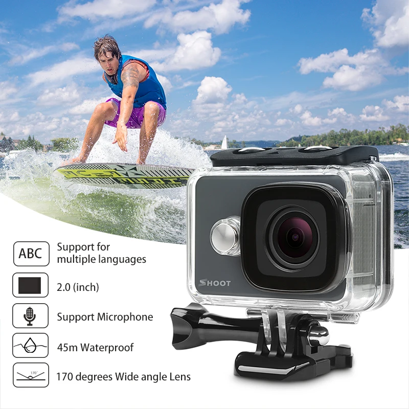 Hd Action Camera 4k,Zoom Action Camera With Remote Control Buy Action