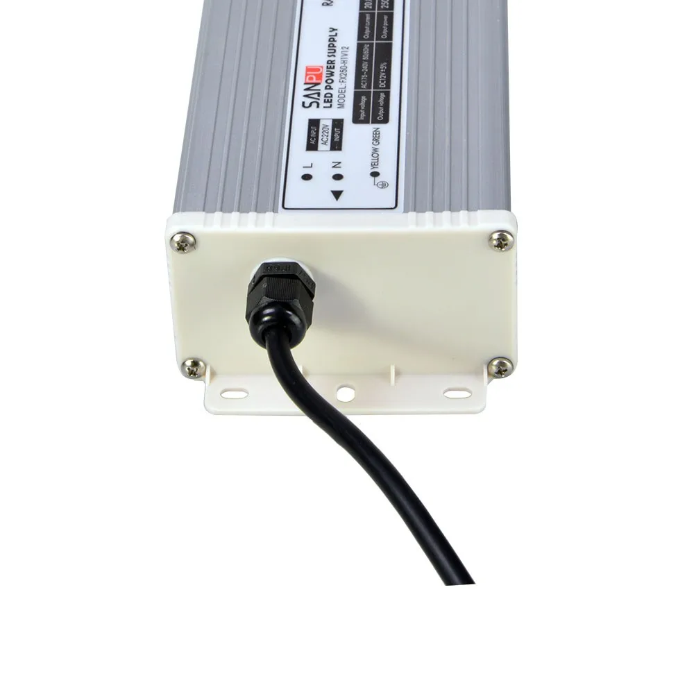 DC LED Switching Mode Power Supply 250W 20A 12V Output (FX250-H1V)