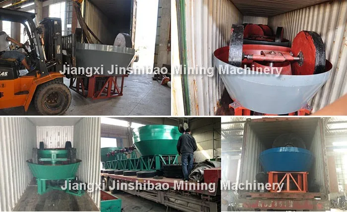 Doulbe Wheel Dressing Wet Pan Gold Grinding Mill
