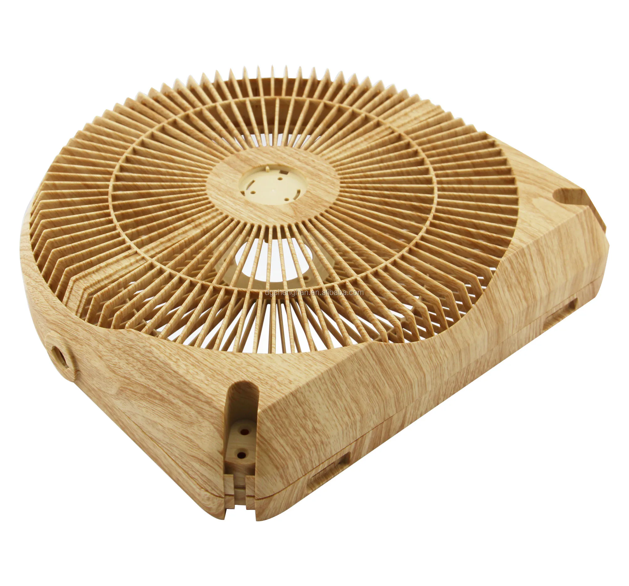 good quality industrial manufacture wooden layer pedestal fan