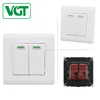 2GANG 1 WAY PC material good yemen market flashlight on off switch