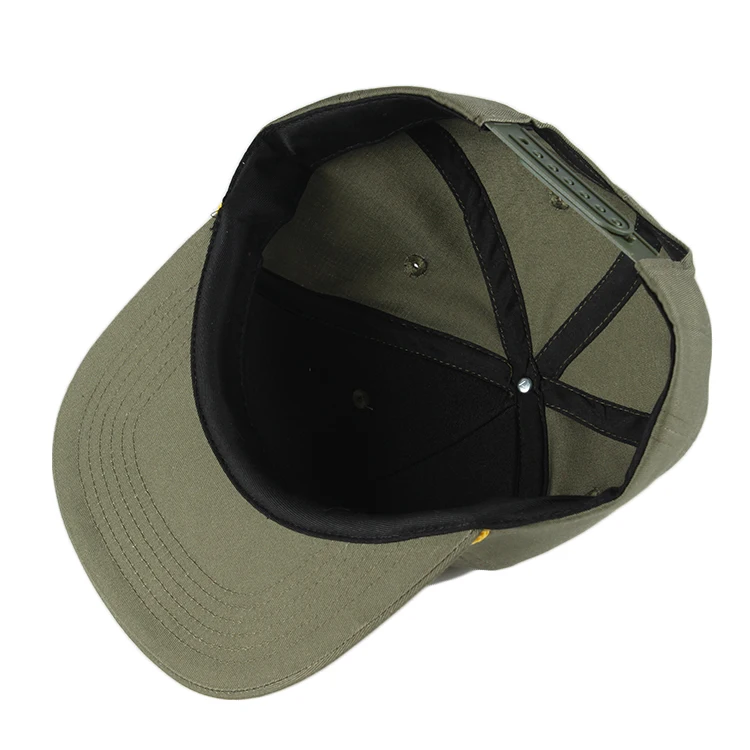 Custom Adjustable 5 Panel Classic Blank Plain Rope Snapback Hat With