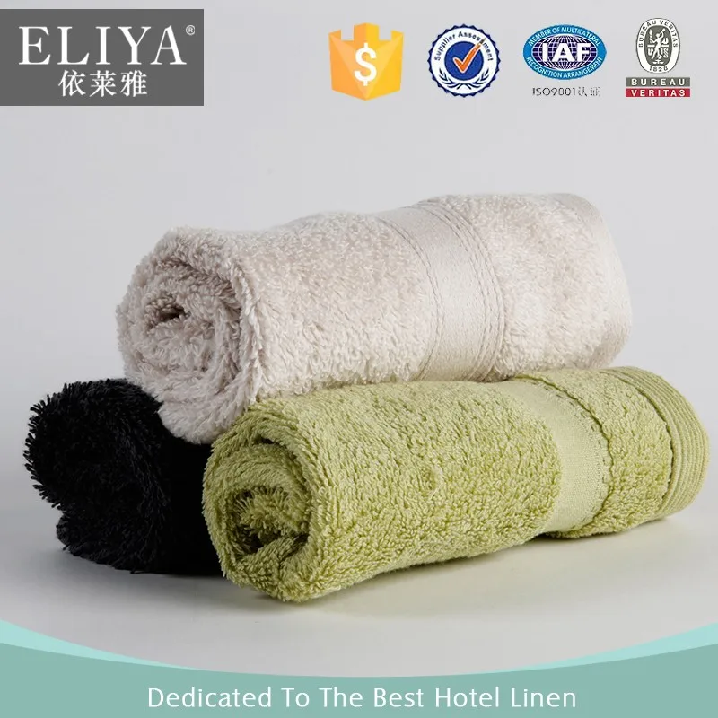 Luxury Customized Beach Cotton Hotel Bath Towel Set 5 Star 16S Custom