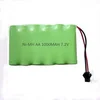7.2v aaa 800mah ni-mh battery pack 7.2v rechargeable AAA Ni-MH battery pack