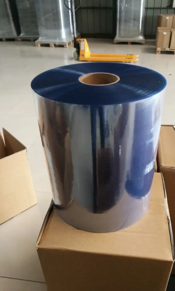 glossy white pvc/pe film pharmaceutical suppository packaging