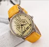 Funny unique dial round shape alloy quartz watches from manufacturers at best price