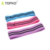 TOPKO Wholesale natural latex tube set private label indoor home gym training resistance hip circle bands