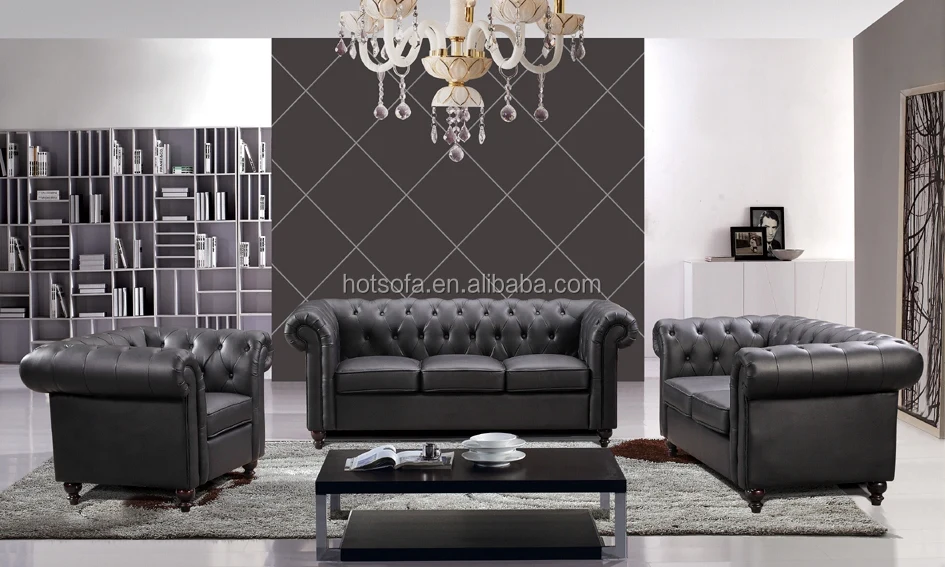 H109 Modern Chesterfield Leather Sofa Dubai Luxury H109 Modern Chesterfield Leather Sofa Dubai Luxury Latest Designed