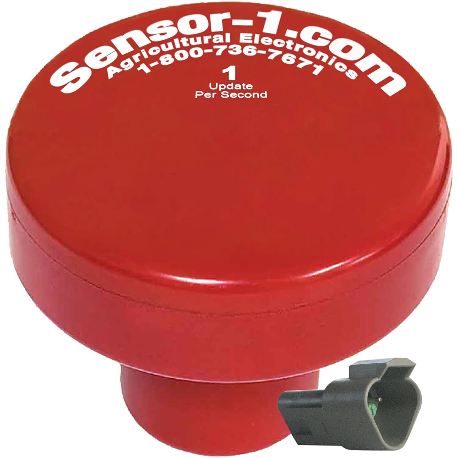 Sensor-1 DS-GPSM-TJ1-RED 1 Hz GPS Speed Sensor, Red Housing with Tee-Jet Connector