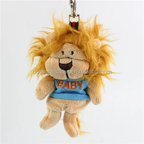 plush lion keychain