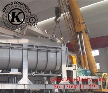 double cone rotary vacuum drying unit with blades