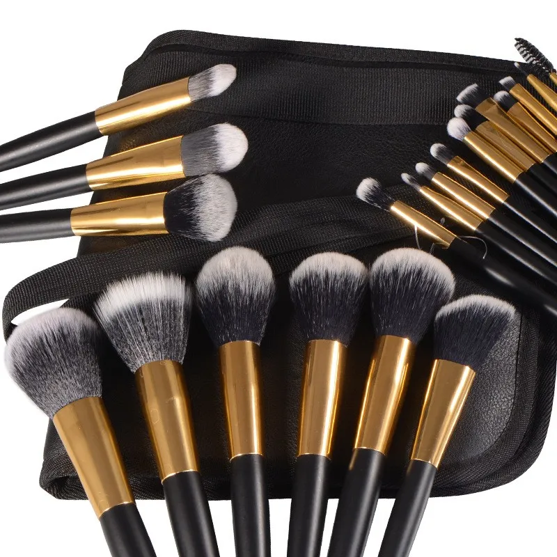 Professional 20 Pcs Studio Pro Makeup Artist Belt Brush Set Buy