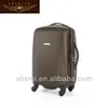 2014 2013 Newest designed ABS+PC composite material lady travel trolley luggage