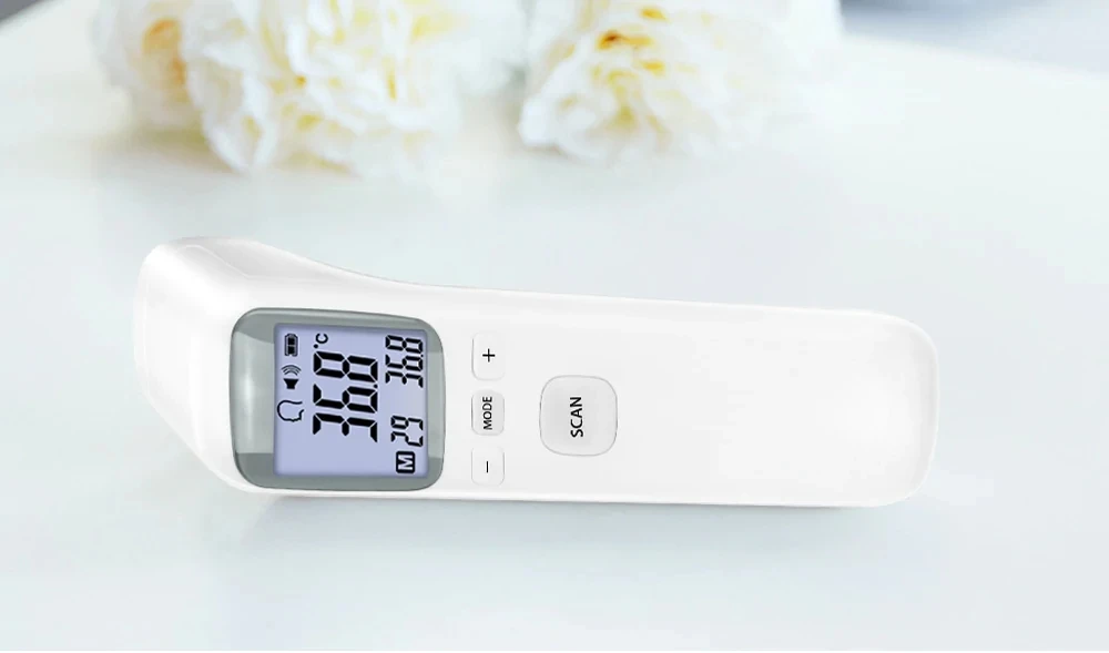 CK-T1803 Medical Digital Infrared Thermometer - White