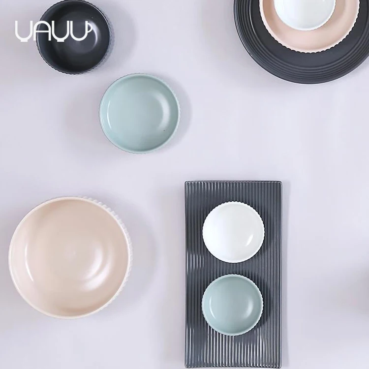 Elegant Rectangle 12 Inch Ceramic Restaurant Plates / Oblong Dessert