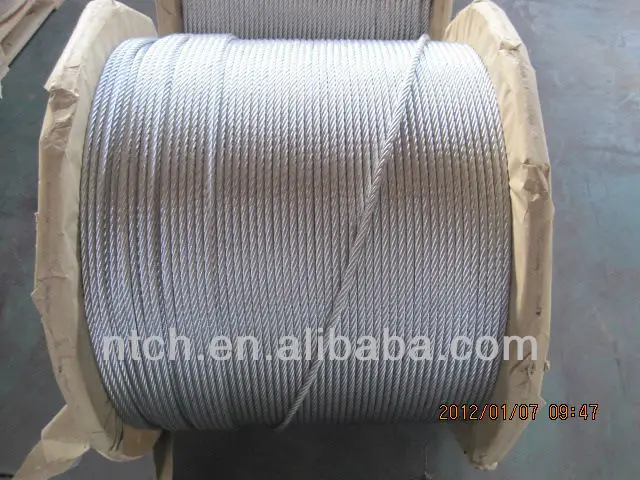 Din3060 Galvanized Wire Rope 6x19 7x19 Steel Wire Rope Din3060,Aircraft ...