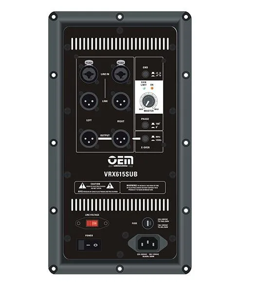 Professional Subwoofer 1200w For Dj Music With 2 Channel High Power