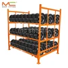 metal car tire storage rack stacking tire rack