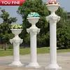 Exquisite Hand Carving Marble Pillar Column Mold For Sale