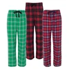 Custom Women Personalized Monogrammed Plaid Bulk Flannel Pajama Pants