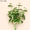 YO CHO Office decoration Greenery Maple Leaves plants artificial Home decoration Artificial Autumn Maple Leaves