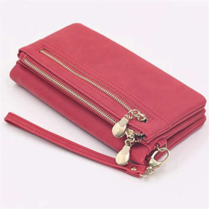 Korean style large capacity coin lady purse wallet